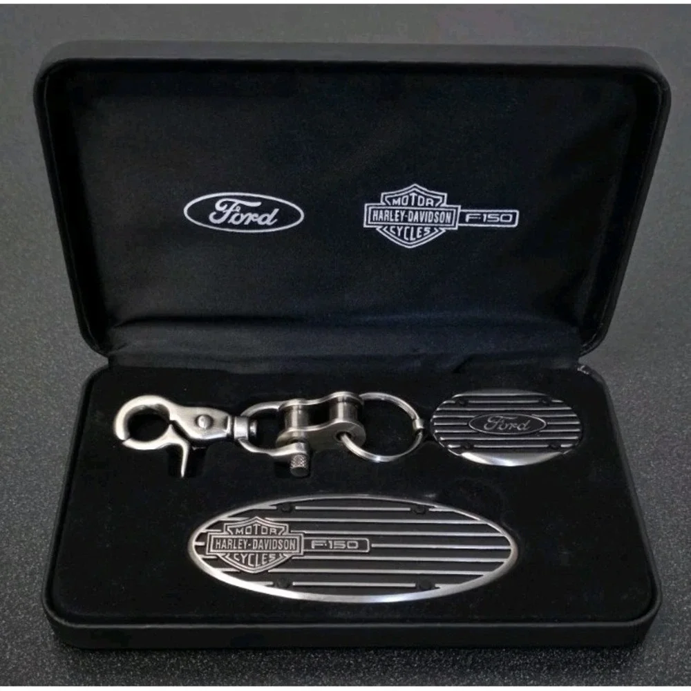 Harley Davidson Ford F-150 2000-2012 Key‎ Chain/Fob & Plaque Boxed NEW OLD STOCK